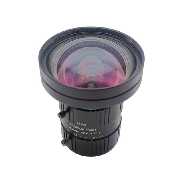 4/3″ Format 12mm Fixed Focal Length Lens